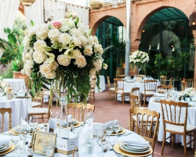 centerpiece mariage marrakech